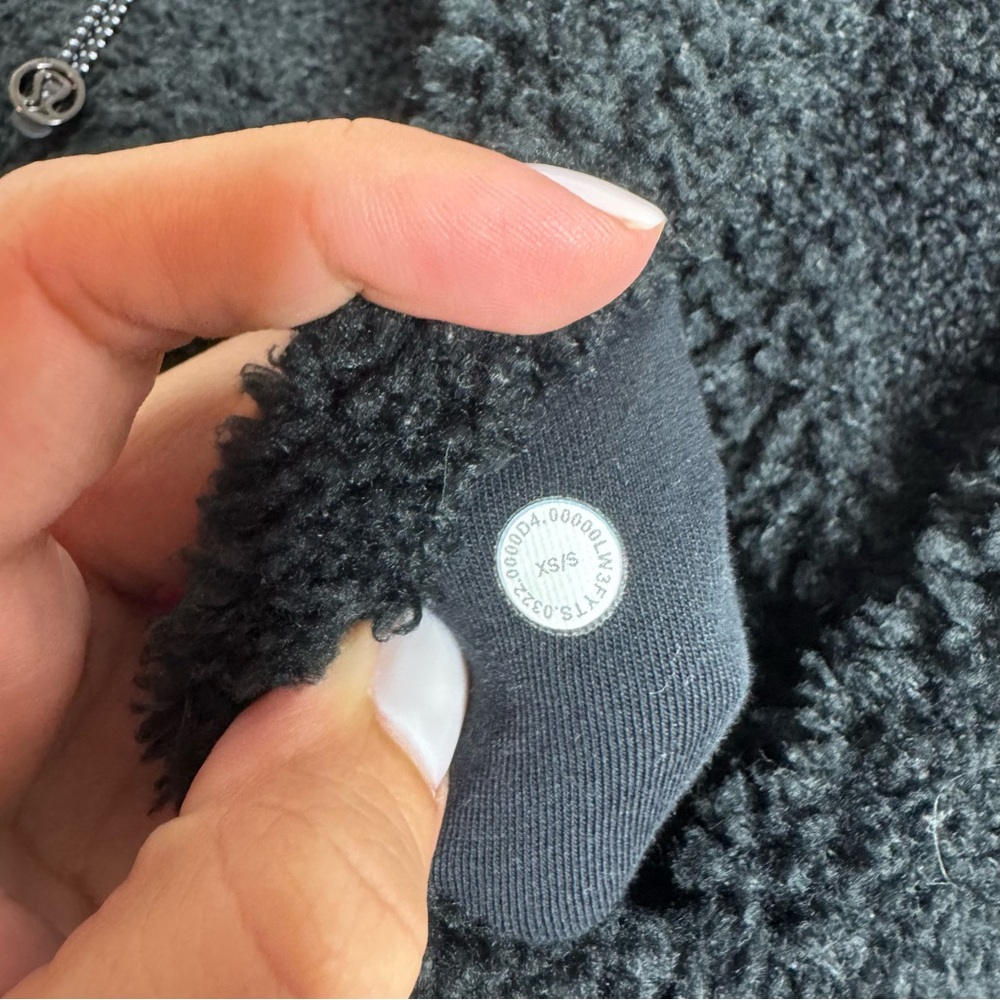 Lululemon Black Scuba Oversized Half-Zip‎ Fleece Hoodie - Picture 11 of 11